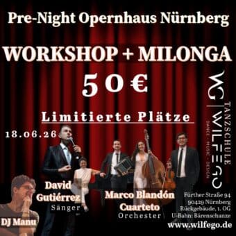 Milonga in Nürnberg in der Tanzschule WILFEGO