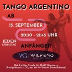 Tango Argentino Anfänger Tanzkurs in Nürnberg in der Tanzschule WILFEGO
