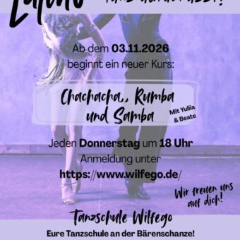 Chachacha, Rumba und Samba in nürnberg