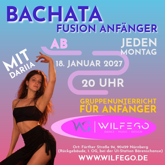 Bachata Fusion für Anfänger in Nürnberg