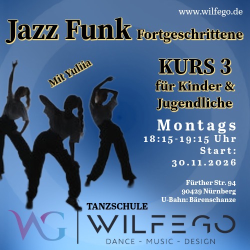 Jazz Funk Fortgeschrittene Nürnberg