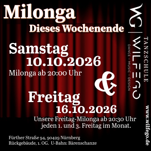 Milonga WILFEGO in Nürnberg